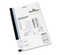 Durable Badgemaker Inserts 54 X 90mm - Pack Of 200 Inserts - Printable Name Badge Inserts - Create Professional Badges In Minutes