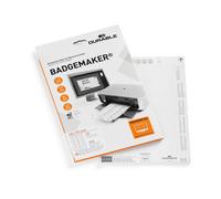 DURABLE Badge Insert 145302 9.5 x 215 mm 20 Sheets of Pack of 12