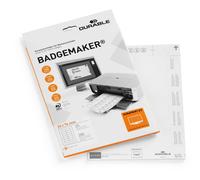 Durable BADGEMAKER Printable Name Tag Badge Refill Inserts | 280 Card | 34x74mm