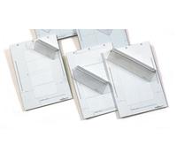 Durable BADGEMAKER Table Place Name Holder Inserts 52 x 100mm | Pack of 40 Inserts | PrinTable Place Holder Inserts | Create Professional Tags In Minutes