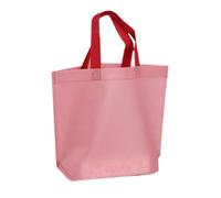 Durable Bags, Reusable Bag, Spacious Bag, Eco-Friendly Shopping Bags with Handles, Large Capacity for Travel Beach Outdoor Market Food School Shopping Sustainable, pink, Siehe Beschreibung