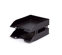 Durable Basic Letter Tray Risers - Black (Pack of 4)