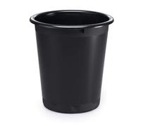 Durable Plastic Recycling Waste Paper Bin - 13 Litre - Black | Size: 1 Pack Durable Black 1 Pack