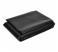 Durable Black Pond Liner 0.12mm Flexible HDPE Membrane for Koi Ponds & Water Gardens Foldable 13.1 x 26.2 ft Outdoor Pond Cover Long lasting & Weather resistant