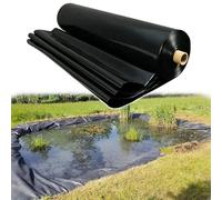 Durable Black Pond Liner 1x1m to 2x5m - Flexible Waterproof Cover for Garden Ponds Fish Pools Water Fountains & Streams - Ideal for Small Ponds & Reservoirs (10x14cm)