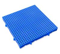 Durable Blue Nesting Pallets Moisture Resistant Non Slip Wear Resistant for Warehouse Storage 50x50x5 cm Pack of 5 Ideal for Efficient Inventory Management
