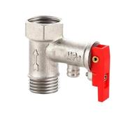 Durable Brass Safety Valve, Adjustable Pressure Relief Valve, Protects Against Overpressure in Closed Water Systems
