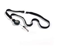 Durable Badge Reel Lanyard Black (10)
