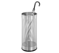 Durable Brushed Stainless Steel Umbrella Stand - 29 Litre Silver