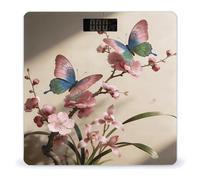 Durable Butterfly Perches on The Spring Branch. Digital Scales for Body Weight Highly Accuracy Bathroom Scale with LCD Display Easy to Read Battery Powered Weight Scale for People