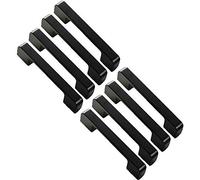 Durable Cabinet Pull Modern Style Dresser Handles Kitchen Drawer Knobs Cabinet Knob Furniture Hardware Drawer Pulls Cupboard Handle, 8 Pcs(Black)