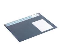 Durable Calendar Desk Mat Clear Overlay Notes Protector Pad | 65x48 cm | Blue