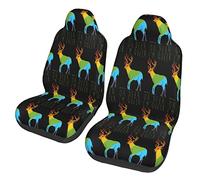 Durable Car Accessories Oh Deer Im Queer Funny Gay Pride Cars Front Seat Covers Classic Car Seat Covers For Sedans, Suv, Lorry, 52X138Cm