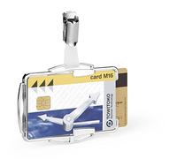 Durable Card RFID Secure Duo Holder - Silver (Pack of 10)