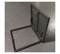 Durable Cast Iron Roof Ventilation Access Cover - Multi-Specification Inspection Hatch for Ceiling & Roof (80x80cm/2.62x2.62ft) - Versatile Easy to Install Ideal for Coolers