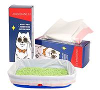 Durable Cat Litter Box Liners with Drawstrings, Big Size Cat Litter Pan Bags Toy Storage Bag, for Medium and Large Litter Box,Heavy Duty,Strong,Tear Resistantr (91.4×45.7cm, 10 Pieces)