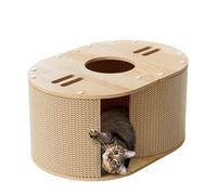 Durable Cat Pad - Cat Bratching Board, Cat Scratch Lounge | Cat Bed Bed-Resistant No Corrugated Paper Cat Scratching Cat Cat Cat Scratching Vertical Tunnel Cat Cat Scratching Pet