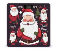 Durable Christmas Santa Claus Digital Scales for Body Weight Highly Accuracy Bathroom Scale with LCD Display Easy to Read Battery Powered Weight Scale for People