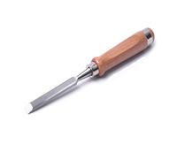 Durable Chrome Vanadium Steel Wood Chisel Carpenters Carving Chisel DIY Flat/Half-Round Woodworking Chisels (25mmflat Chisel)
