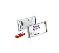 DURABLE Classic Name Badge Magnet 7.2 x 3.5 cm ABS (Acrylonitrile Butadiene Styrene) Pack of 10