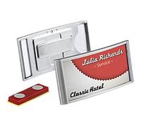 DURABLE Classic Name Badge Magnet 7.2 x 5 x 3.5 cm ABS (Acrylonitrile Butadiene Styrene) Pack of 10
