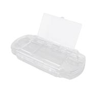 Durable Clear Housing for Game Console, Full Protective Cover with Movie Bracket for Hands-Free Viewing, Transparent Case for 1000, Pressure Resistant PC Material