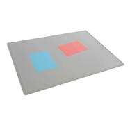 Durable Clear Overlay Desk Mat Notes Protector Pad | 5 Pack | 53x40 cm | Grey