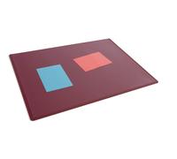 Durable Clear Overlay Desk Mat Notes Protector Pad | 5 Pack | 53x40 cm | Red