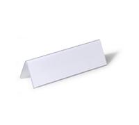 Durable Table Place Name Holder 61x210mm Clear (Pack of 25) 8052/19