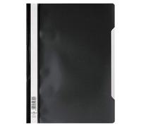 Durable Presentation Folder With Transparent Front Cover Black DIN A4 50 Pieces
