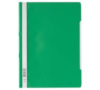 Durable Clear View Project Folder Document Report File | 25 Pack | A4 Green