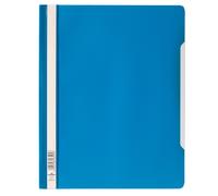 Durable Clear View Folder/Report File A4, Blue, Extra Wide, Pack of 50, 257006