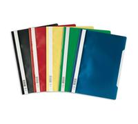Durable Clear View Project Folder Document Report File | 25 Pack | A4 Assorted
