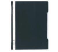 Durable Clear View Project Folder Document Report File | 25 Pack | A4 Black