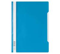 Durable Clear View Project Folder Document Report File | 25 Pack | A4 Blue