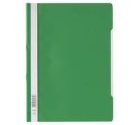 Durable Clear View Project Folder Document Report File | 25 Pack | A4 Green