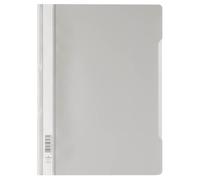 Durable Clear View Project Folder Document Report File | 25 Pack | A4 Grey