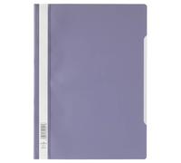 Durable Clear View Project Folder Document Report File | 25 Pack | A4 Purple