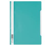 Durable Clear View Project Folder Document Report File | 25 Pack | A4 Turquoise