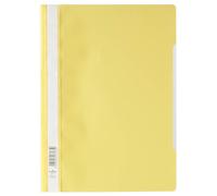 Durable Clear View Project Folder Document Report File | 25 Pack | A4 Yellow