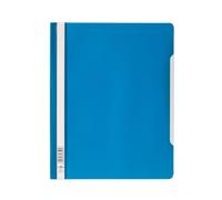 Durable Clear View Project Folder Document Report File | 50 Pack | A4 Blue