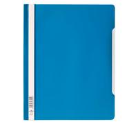 Durable Clear View Project Folder Document Report File - 50 Pack - A4+ Blue