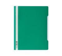 Durable Clear View Project Folder Document Report File | 50 Pack | A4 Green