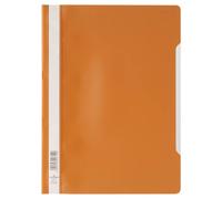 Durable Clear View Project Folder Document Report File | 50 Pack | A4 Orange