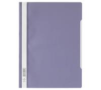 Durable Clear View Project Folder Document Report File | 50 Pack | A4 Purple