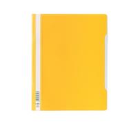 Durable Clear View Project Folder Document Report File | 50 Pack | A4 Yellow