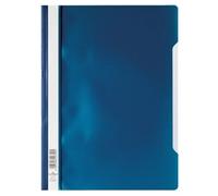 Durable Clear View Project Folder Report File 50 Pack A4 Dark Blue