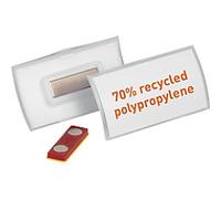 DURABLE Click-Fold Name Badge Magnet 8 x 1 x 4.5 cm Pack of 10