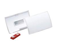 DURABLE Click-Fold Name Badge Magnet 9 x 5.4 cm PP (Polypropylene) Pack of 10