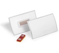 Durable Name Badge CLICK FOLD w/Magnet Place/Hold 54x90 (Pack of 10) 826019